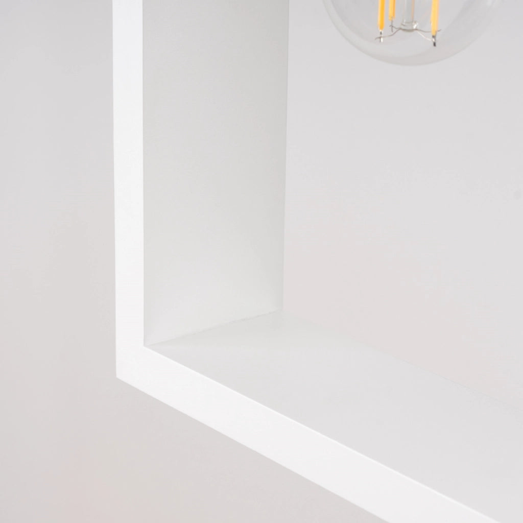 Lampada a sospensione CELARO bianca legno E27 Pure Lume