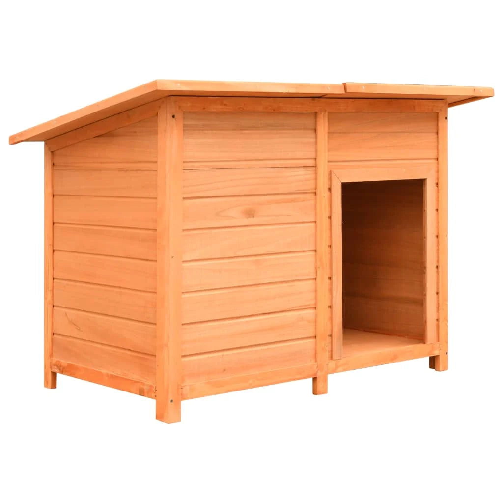 Cuccia per cani in legno massello di pino e abete 120 x 77 x 86 cm 02_0001540