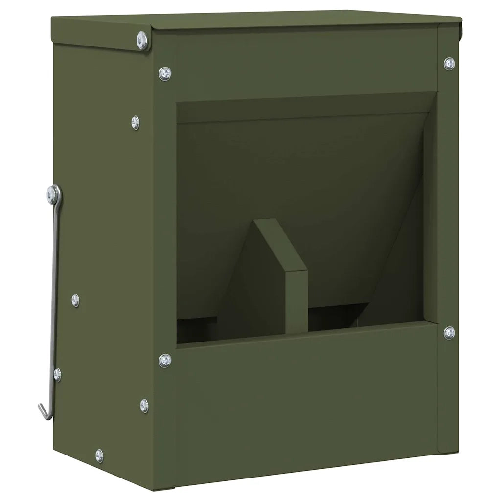 Mangiatore per conigli Verde oliva 20 x 12,5 x 25 cm CFW3509478