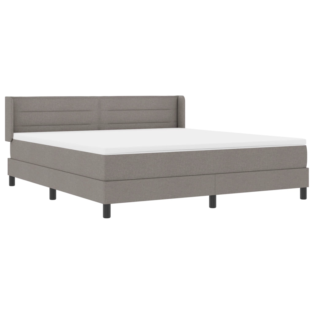 Letto a Box Spring  con Materasso Tortora 180x200 cm