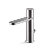 Miscelatore lavabo con scarico acciaio inox Vema VENY STEEL V29010 Satinato