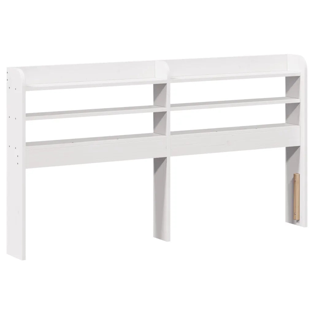 Giroletto con Testiera senza Materasso-Struttura Letto Bianco 160x200 cm 117637