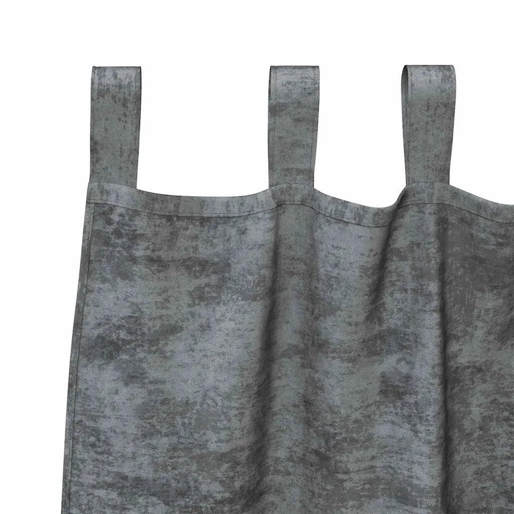 Tende in Velluto con tende 2 pcs Grigio 225 x 140 cm Velluto 4107725