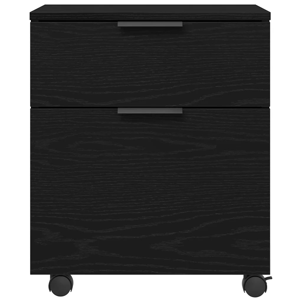 Armadio per File Rovere Nero 45 x 38 x 54 cm Legno multistrato 862771