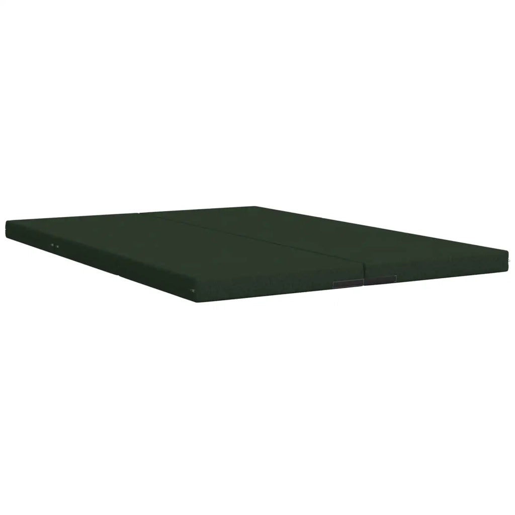 Divano Letto Pieghevole 140 x 67 x 15 cm Verde Scuro 900271