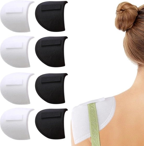 Due paia di epaulettes bianchi - 2 paia di epaulettes neri - epaulettes in schiuma - epaulettes rimovibili - accessori per la sartoria - epaulettes integrate - artigianato per giacche da smoking