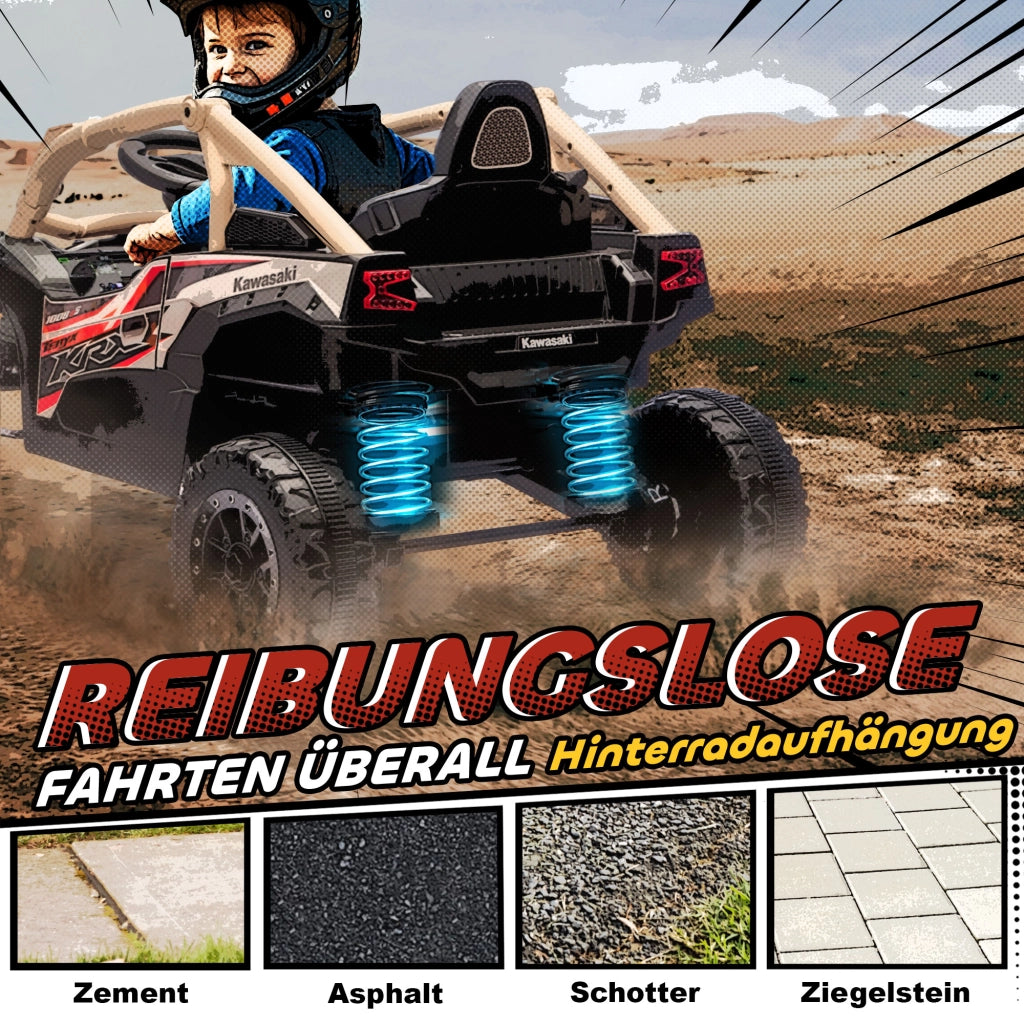 Macchinina elettrica per bambini 12V telecomando LED giallo ¨C zephmum ¨C 3-8 anni