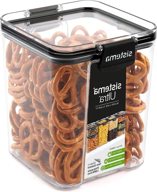 Contenitore per alimenti da 0,92 litri - Tritan Square Bacinelle di stoccaggio