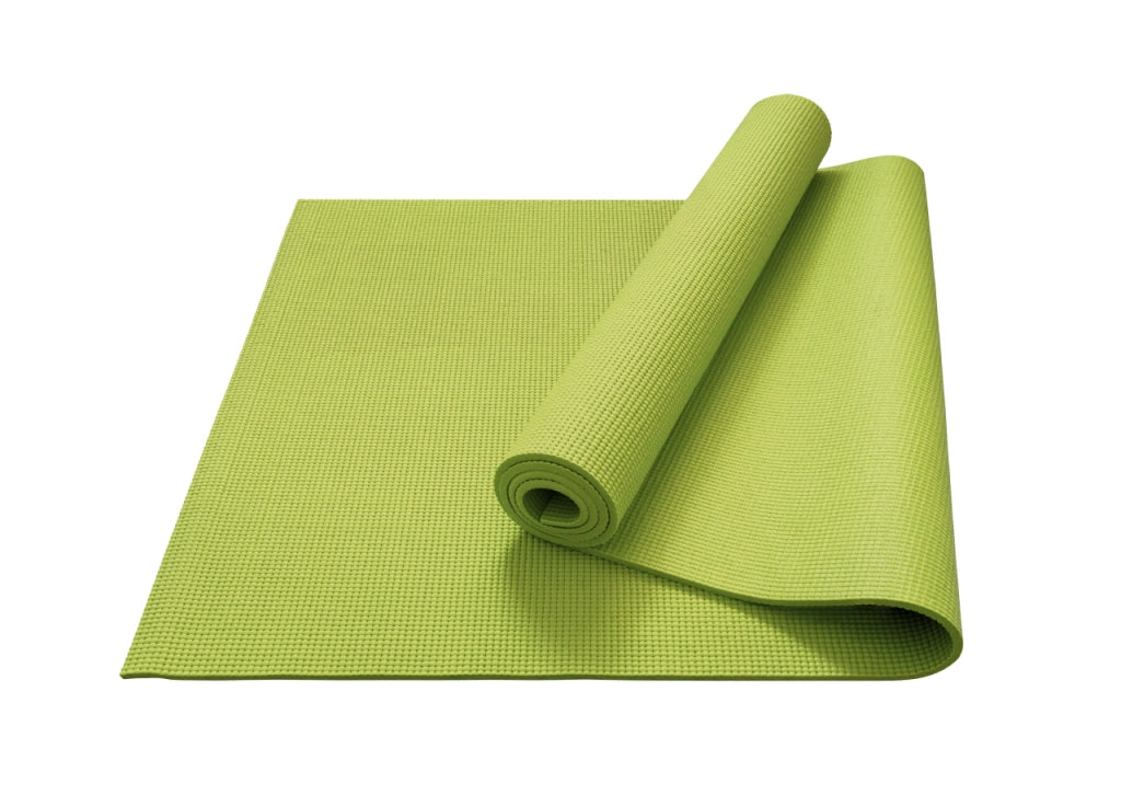 Tappetino Fitness Ammortizzante Antiscivolo 4mm Tappeto Sport Yoga Pilates - 61x173 - Verde