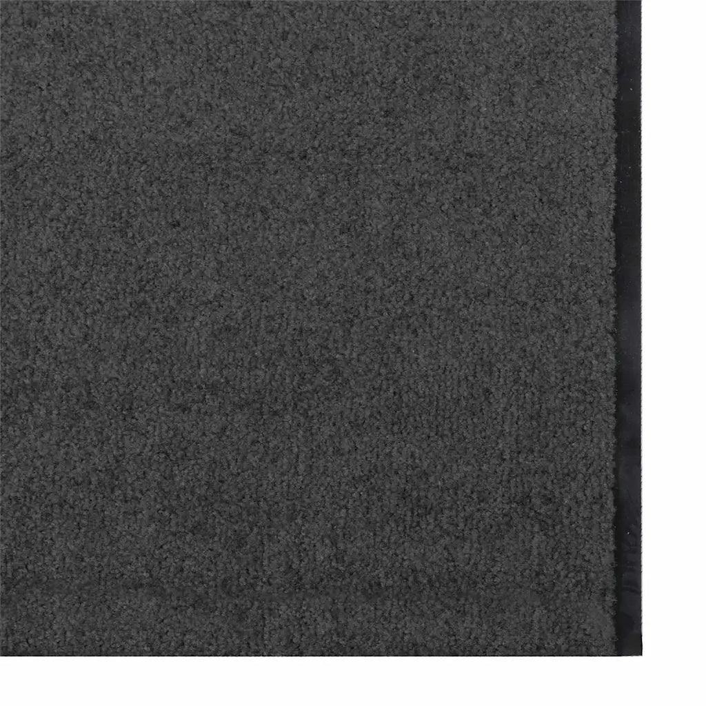 Tappetino Antracite e Nero 120 x 350 cm 100% Poliammide 4100769
