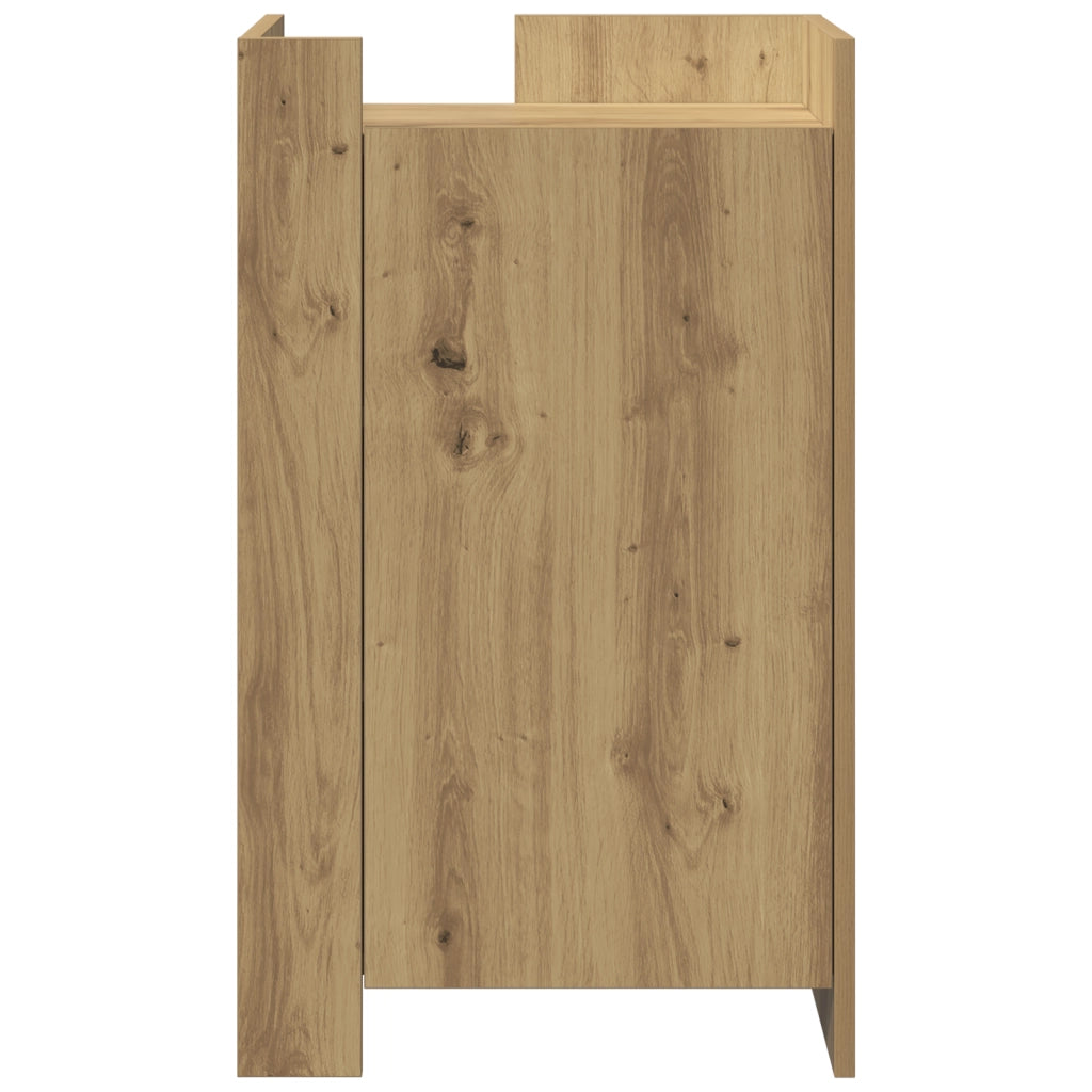 Credenza Rovere Artigianale 45x35x75 cm Legno Ingegnerizzato