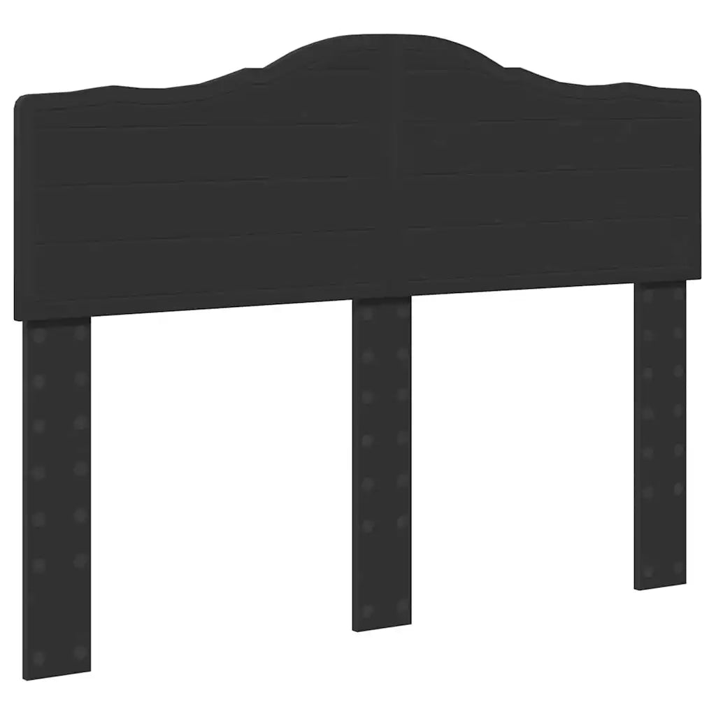 Testiera-Testata-Testiera Decorativa Rovere Nero 135 cm Legno multistrato 818542
