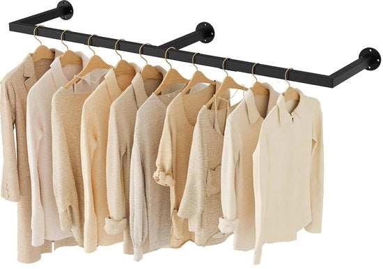 Cassettiera a forma di tubo per abbigliamento - spazievitore - nero - 1 pezzo