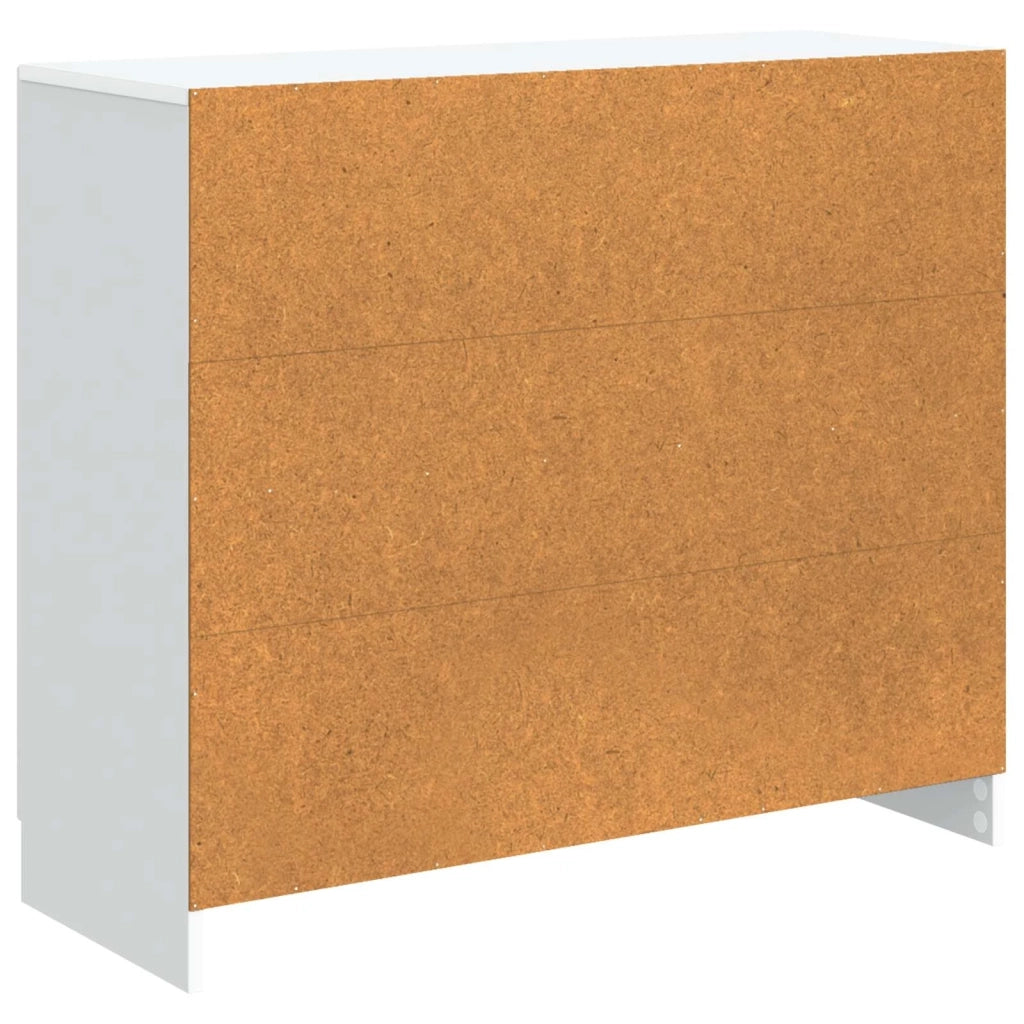 Credenza Bianco 89 x 34,5 x 77 cm Legno ingegnerizzato 895795