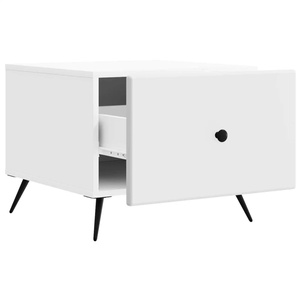 Tavolino da salotto Bianco 49 x 50 x 40 cm Legno ingegnerizzato 895655