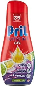 PRIL GOLD GEL PER LAVASTOVIGLIE IN FORMATO DA 630 ML SGRASSANTE AL LIMONE