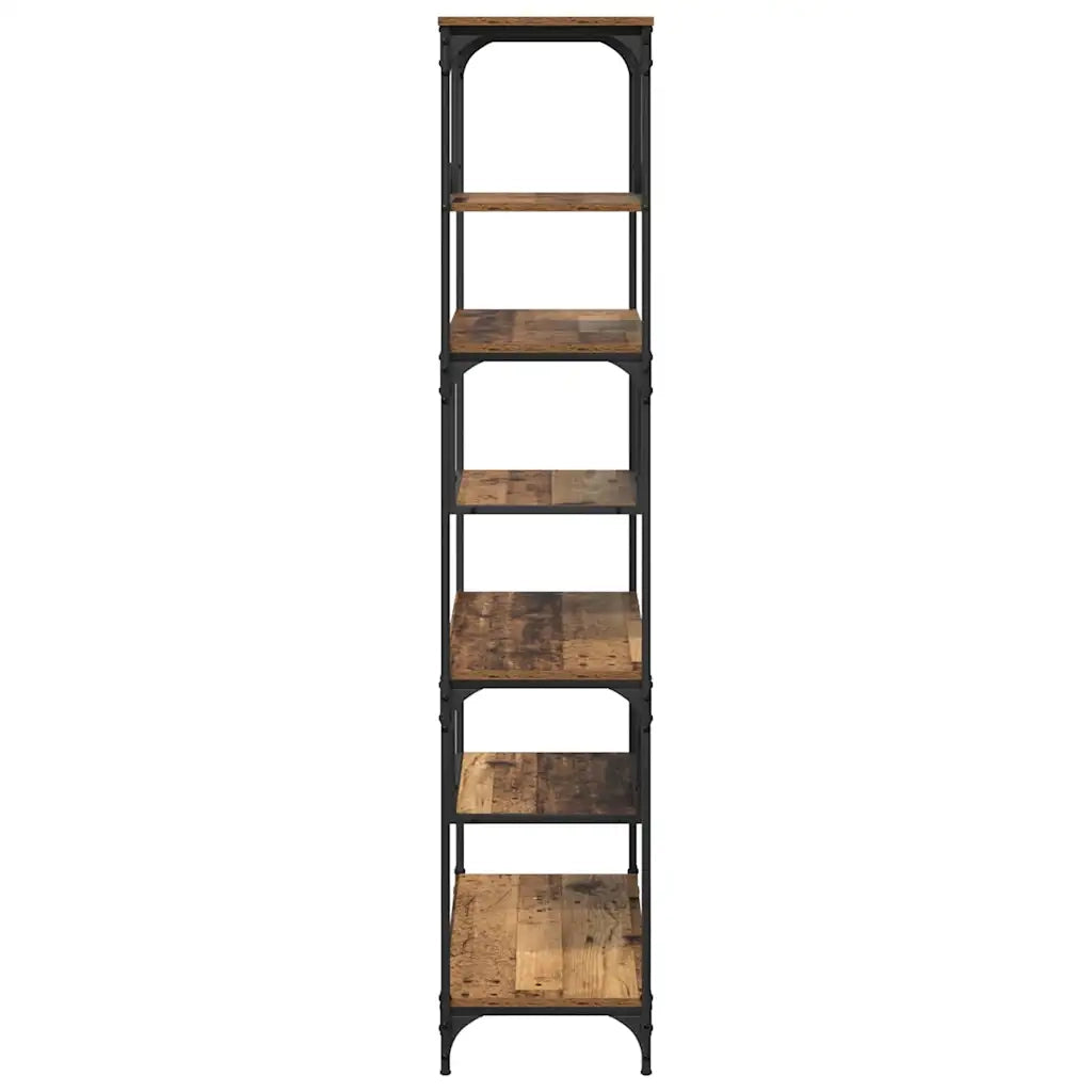 Libreria-Scaffale per Libri-Mobile di Stoccaggio Legno vecchio 81 x 36 x 176 cm Legno multistrato