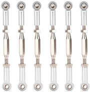 Set di guida 6 pezzi in alluminio - Regolabile lunghezza 81-96 mm - Adatto per auto RC - Robusto e duraturo - Facile da installare - Manubrio guida RC