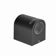 Trade Shop - Applique Esterno Parete Facciate Giardino Lampada Muro Attacco Gu10 Ip54 Gn-wl061 - Nero
