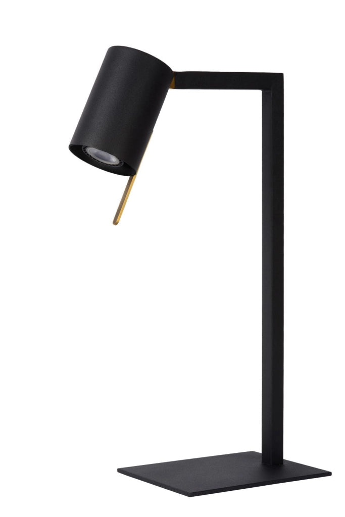 Lampada da scrivania Lucide Lesley nera GU10 35W in metallo