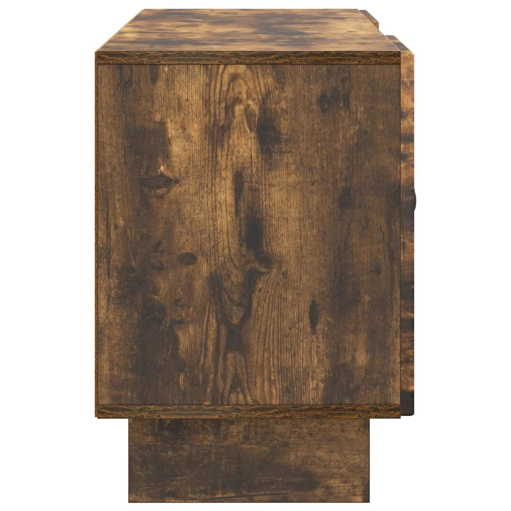 Mobile TV 102 x 34,5 x 50 cm Rovere Fumo Legno ingegnerizzato