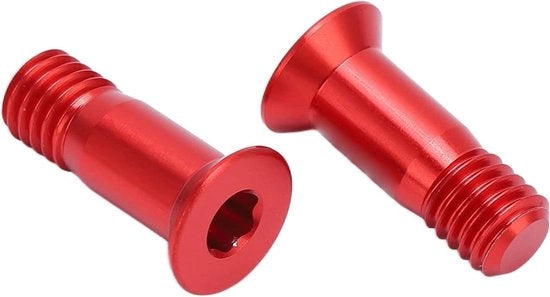 Viti di Fissaggio per Deragliatore Posteriore - Accessori per Bicicletta per Ciclisti - Sostituzione di Parti per Bicicletta - Accensione (Rosso) .