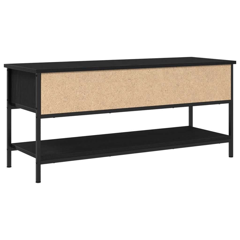 Set mobile TV Rovere Nero 100 x 35 x 45 cm Legno multistrato 862930