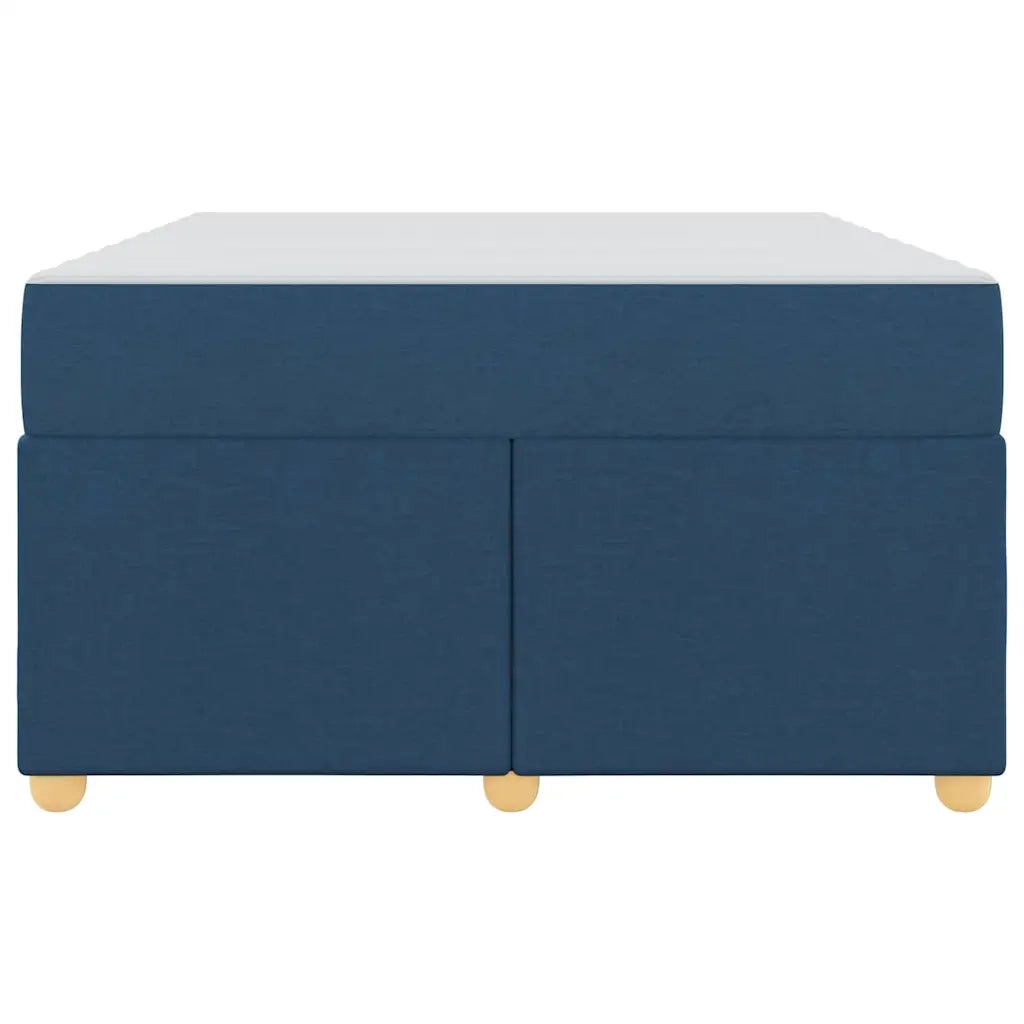 Struttura del letto con materasso Blu 120 x 190 cm Tessuto 3399348