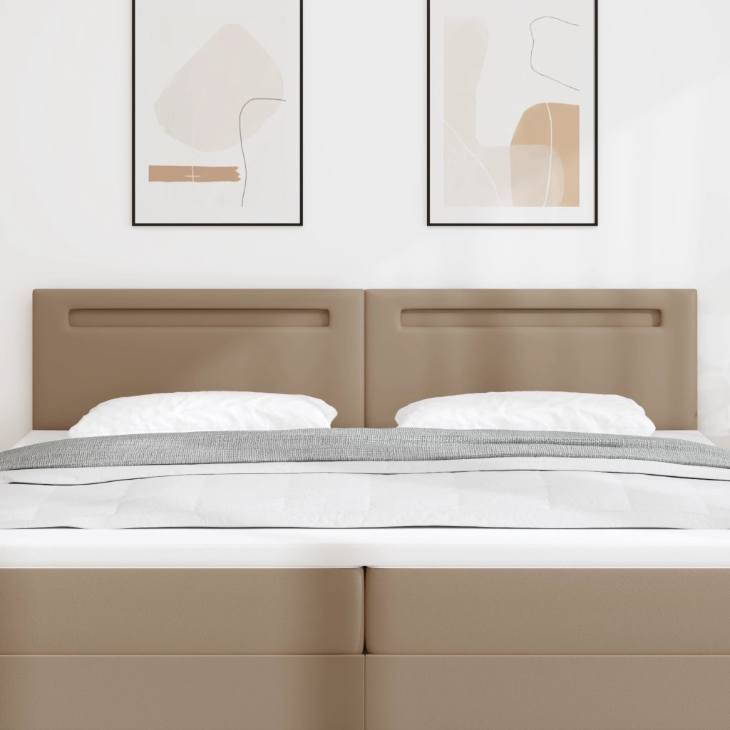 Testiera Design Semplice Cappuccino 200 cm in Ecopelle