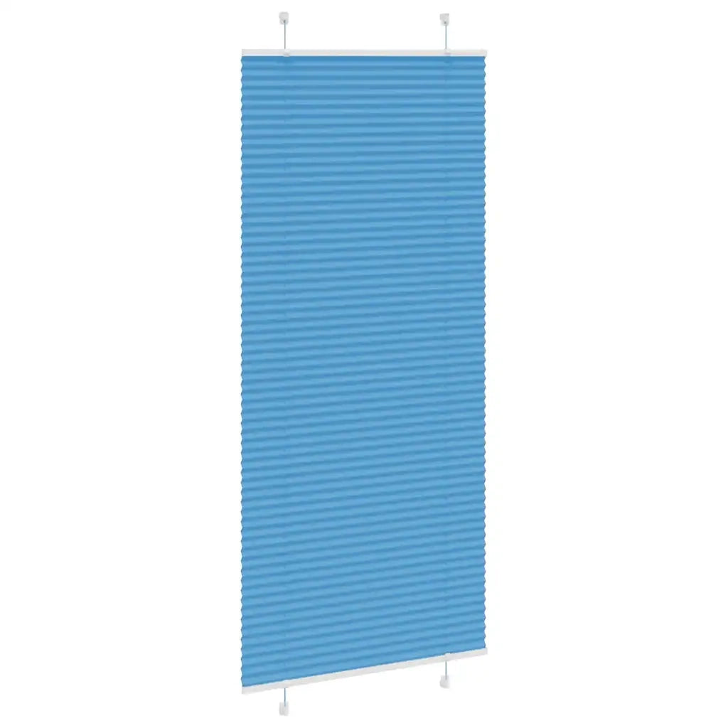 Tenda Plissettata Blu 85x200 cm Larghezza Tessuto 84,4 cm