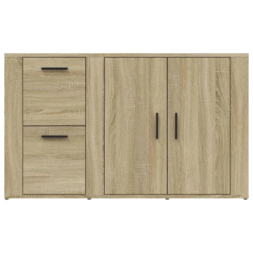 Buffet credenza cassettiera armadio mobile contenitore organizer cucina soggiorno rovere Sonoma 100 x 33 x 59,5 cm legno ingegnerizzato marrone 02_0031455