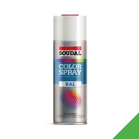 BOMBOLETTA SPRAY ACRILICO UNIVERSALE SOUDAL 400 ML Giallo cromo RAL 1007 - 6 pezzi- SOUDAL