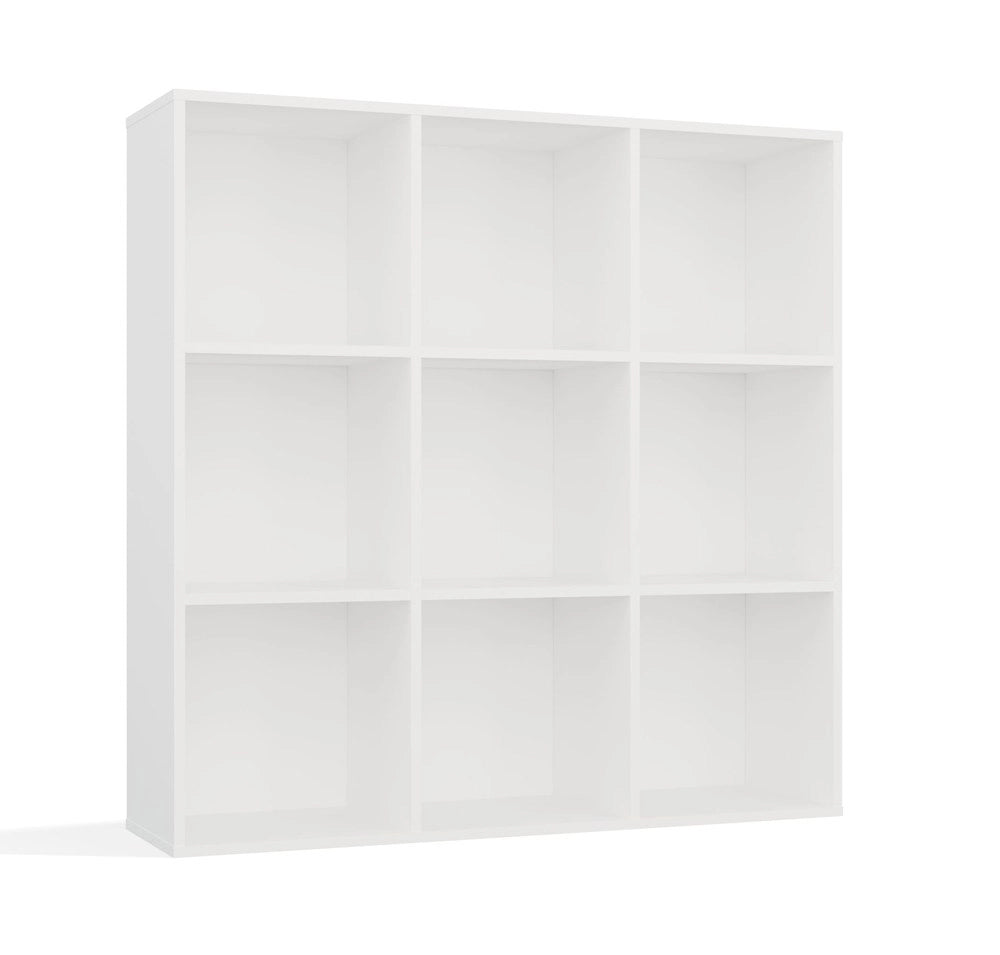 Scaffale MALAX 3x3 H bianco libreria moderna
