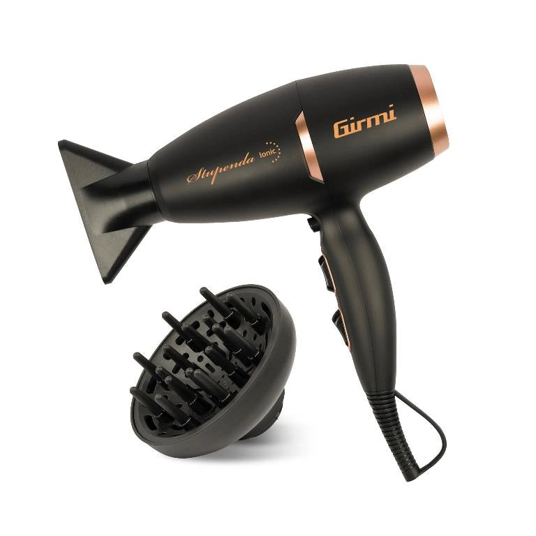 Asciugacapelli Phon Ioni Professionale con Diffusore 2400 Watt Girmi
