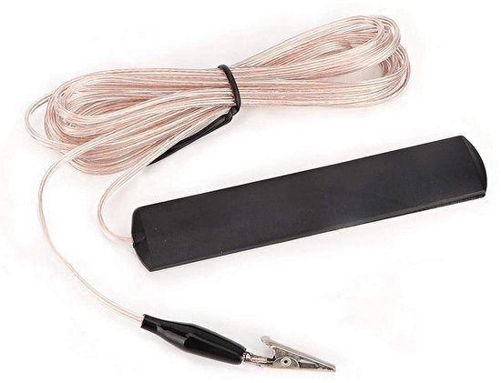 Antenna FM per Interno - 3,2 m di Cavo - Potenziamento 5 dB - Materiale di Alta Qualità - Alta Durata