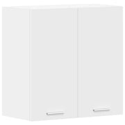 Mobile Pensile Bianco Lucido 60x31x60 cm Legno Multistratocod mxl 120902