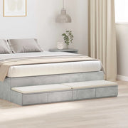 Cassetti per letto Grigio cemento 140 x 36,5 x 16,5 cm 866950