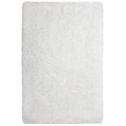 Tappeto Shaggy Tappeto a pelo lungo Solido Poliestere Bianco Rettangolare 200 x 300 cm
