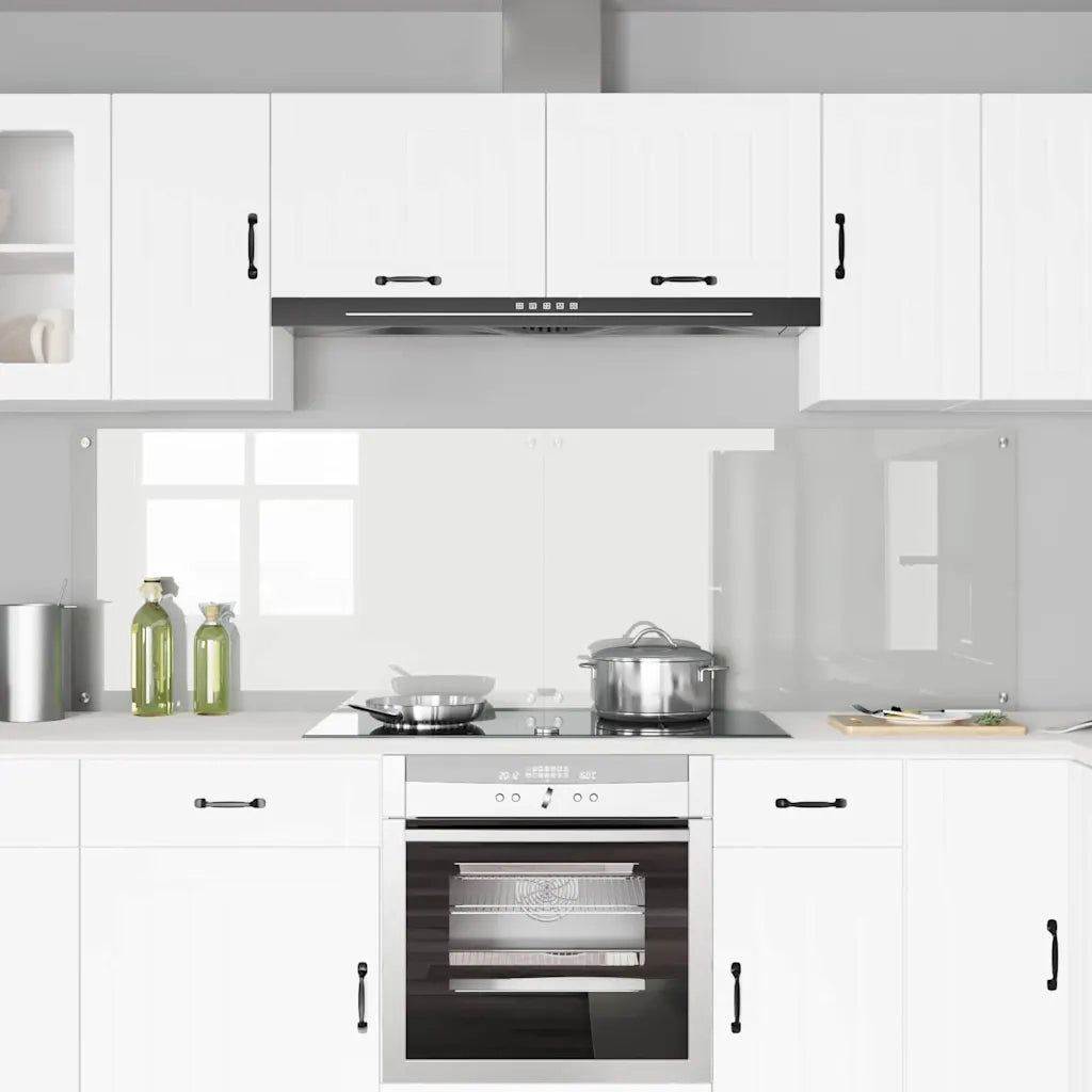 Schienale da cucina 2 pz Trasparente 100 x 60 cm CFW1417439