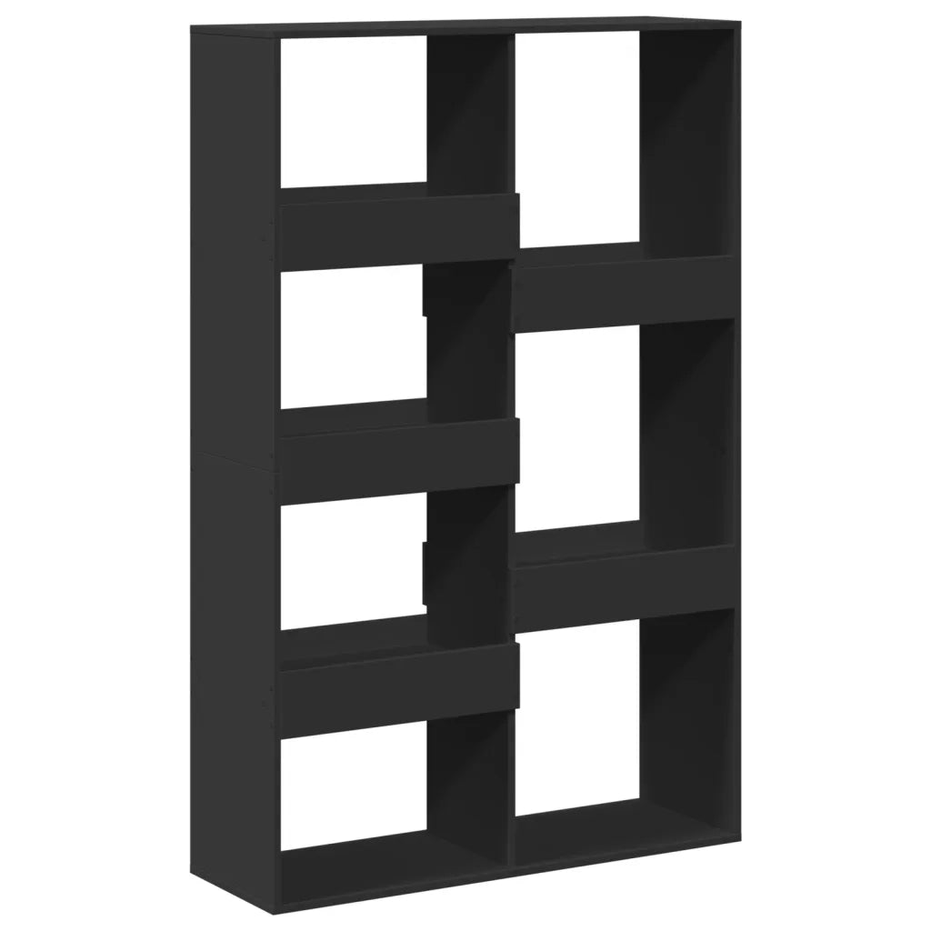 vidaXL Libreria Nera 100x33x155,5 cm in Legno Multistrato
