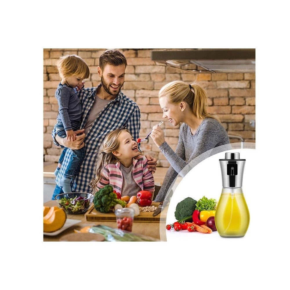 Trade Shop - Spruzzino Olio Per Friggitrice Ad Aria 200 Ml Spruzzatore Oliera Spray Portatile -