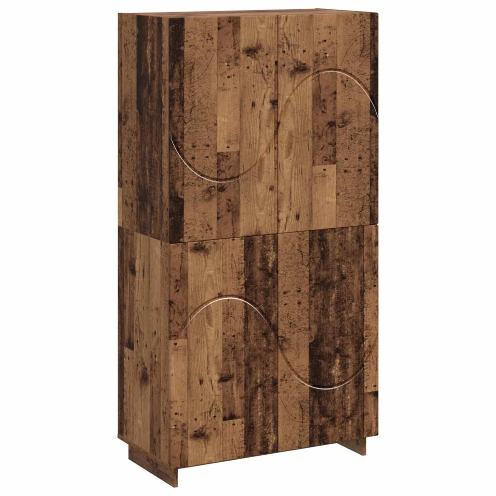Credenza Legno di quercia 79 x 41 x 151 cm Legno ingegnerizzato 3433116