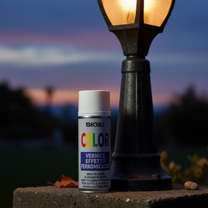 Smalto spray ferromicaceo effetto sabbiato 400 ml *** colore- ardesia, confezione 1