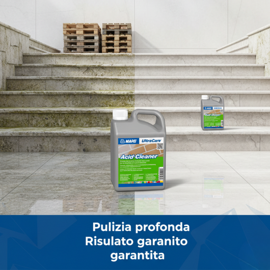 Pulitore liquido concentrato acid cleaner per residui cementizi tanica 1 litro *** pezzi 6 pz, confezione 1