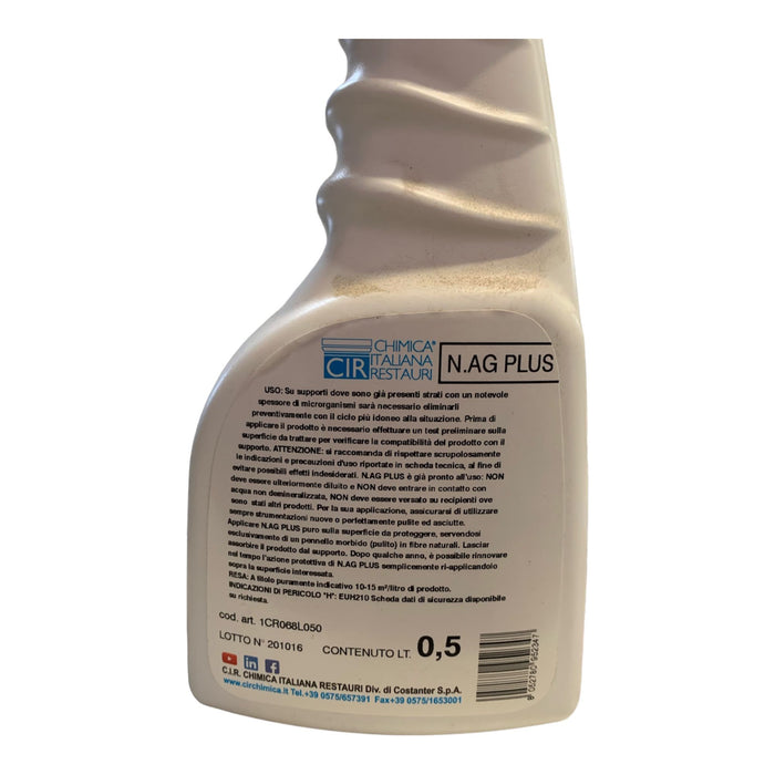Protettivo trasparente antimicrobico annerimento muri n.ag plus spray 500 ml