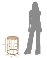 Tavolinetto Samui cm Ø 40X55