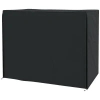 Copertura per Dondolo da Giardino 3 Posti Impermeabile e Anti UV, 220x125x172 cm, Nero