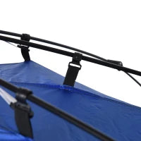 Tenda da Spiaggia Pop Up per 4-6 Persone con Protezione UV, Borsa di Trasporto, 247x247x145cm, Blu