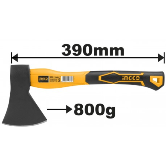 Ascia professionale 800 grammi per lavori di precisione