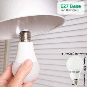 Optonica lampadina led e27 a60 8,5 watt 806 lumen classe energetica f *** temperatura colore lampada 4000k bianco nat...